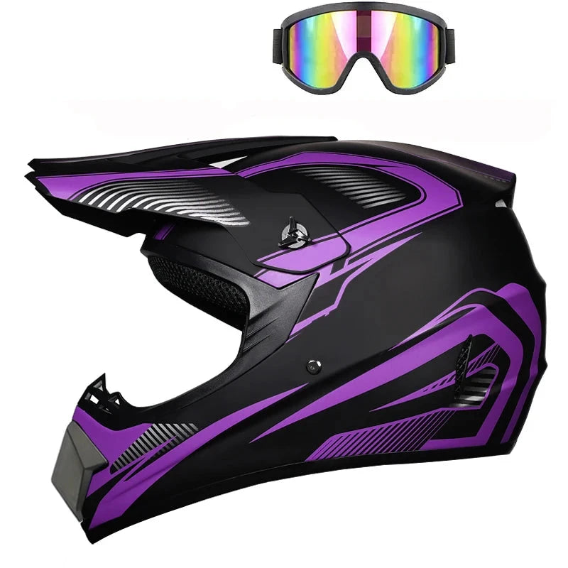 Casque de Moto Enfant + Lunette Offerte - Mini Drive