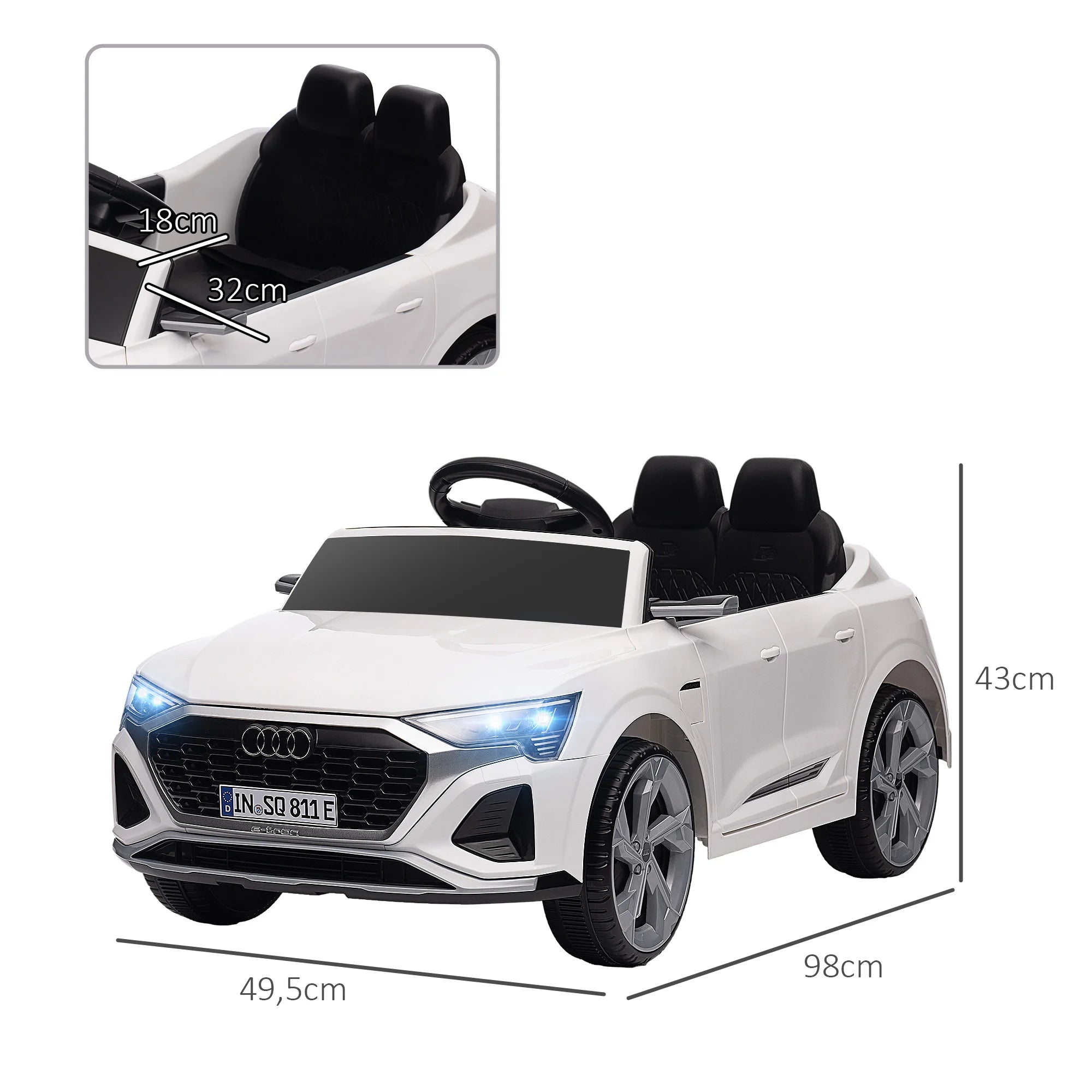 Voiture électrique Q8 12V - Mini Drive