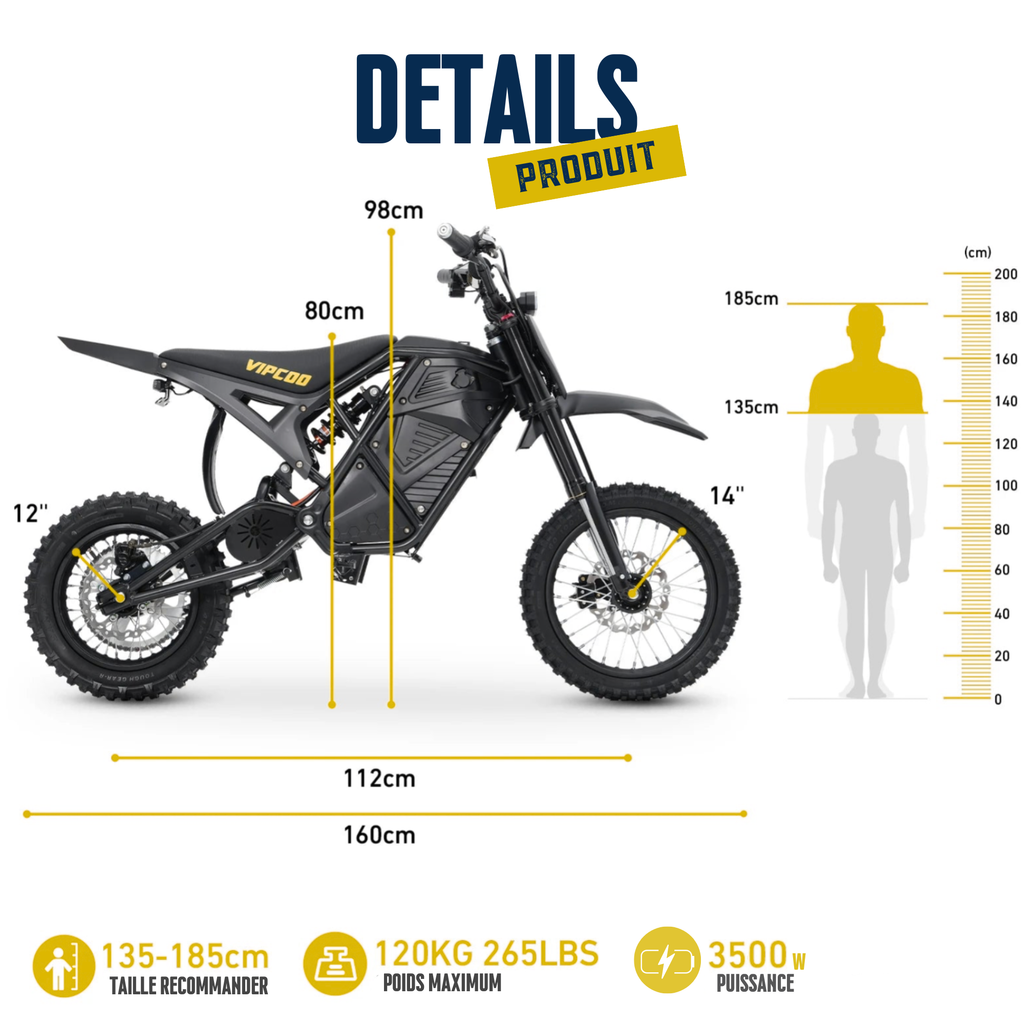 MotoCross Electrique 3500W - Mini Drive
